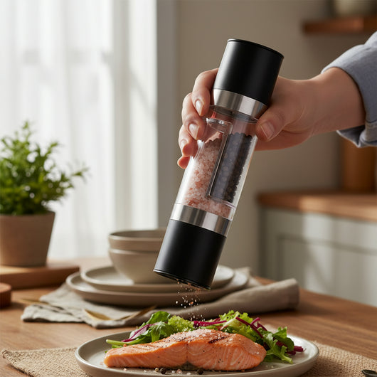 2-in-1 Salt and Pepper Grinder with Adjustable Coarseness