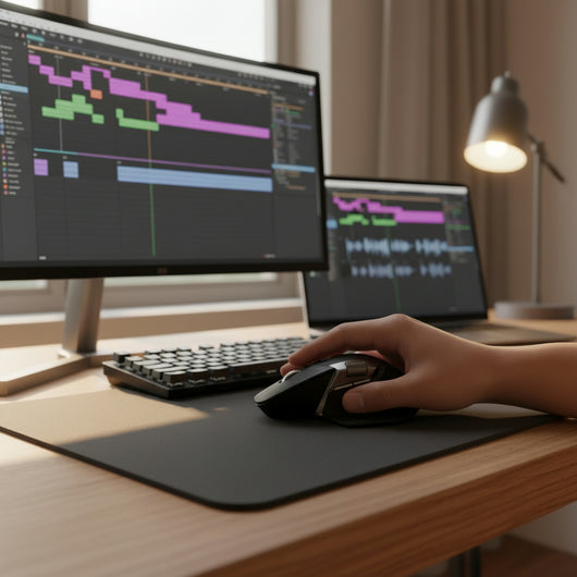 Wireless Mouse with Silent Clicks and Multi-Device Support