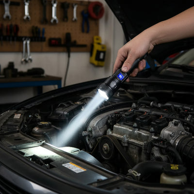 Usb-C Rechargeable Flashlight 2000 Lumens for Emergencies