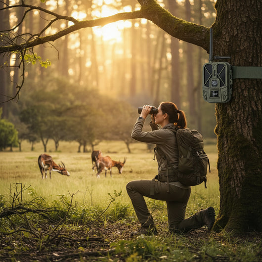 4G Wildlife Camera with Live View and No-Glow Night Vision