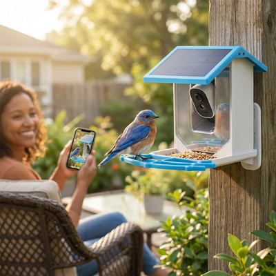 Smart Bird Feeder Camera with Motion Detection