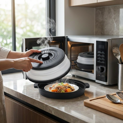 SpillStop Microwave Dome Set