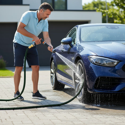 Expandable Garden Hose 3X Length with No-Kink Design