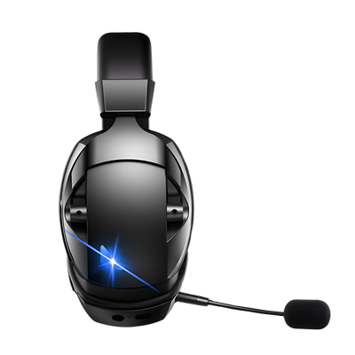 Wireless Gaming Headset With Mic And Noise-Cancelling