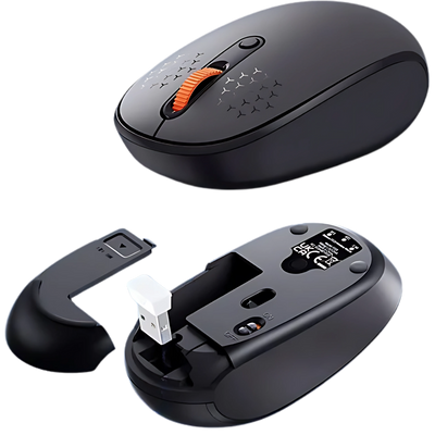 Wireless Mouse Bluetooth Silent Click TJ Pro Tri-Mode