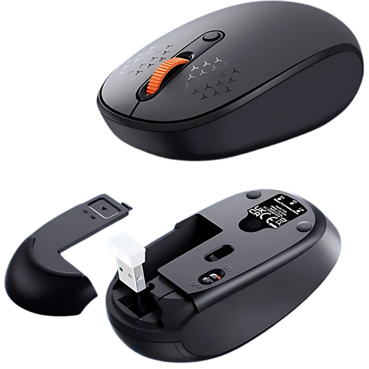 Wireless Mouse Bluetooth Silent Click TJ Pro Tri-Mode