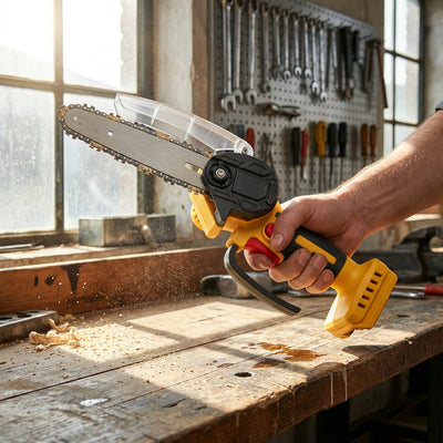 One-Hand Mini Chainsaw for Pruning and Garden Cutting