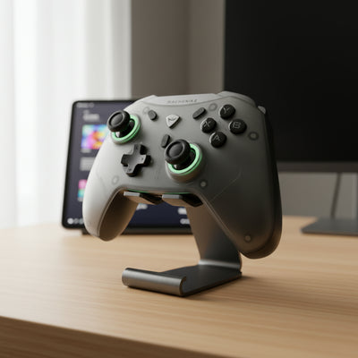 Wireless Game Controller with Hall Effect Joysticks and Back Paddles