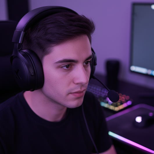 Tri-Mode Headset with Noise Reduction for Calls and Gaming