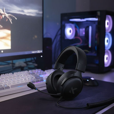 Tri-Mode Headset with Noise Reduction for Calls and Gaming