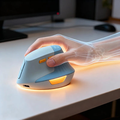 Vertical Ergonomic Mouse 60 Degree for Wrist Comfort