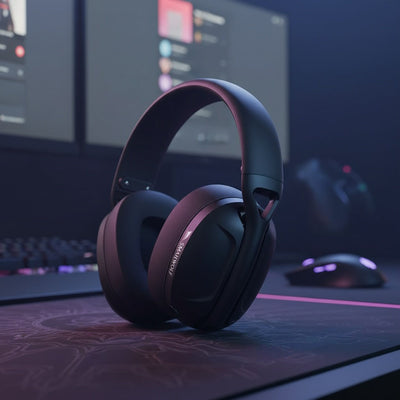 Wireless Gaming Headset with Low Latency Connection