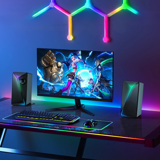 Computer Speakers with Enhanced Bass for Desktop Use