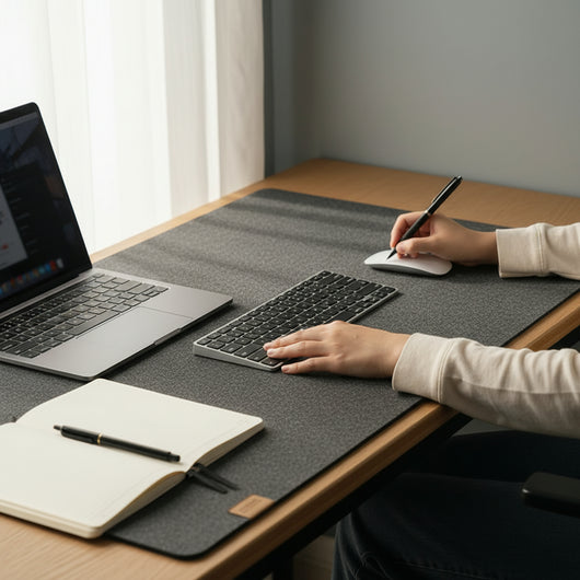 Felt Desk Mat for Workspace Protection