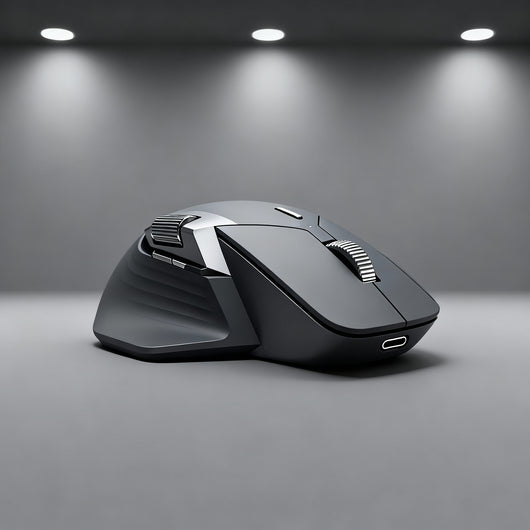 Wireless Mouse with Silent Clicks and Multi-Device Support