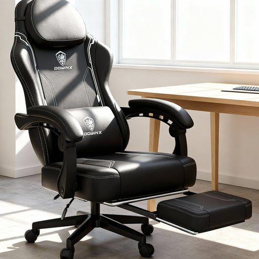 Gaming Chair with Footrest for Desk and Gaming