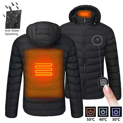 Heated Jacket with 9 Heating Zones for Cold Weather