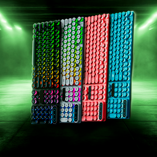 RGB Gaming Keyboard with Adjustable Lighting for Gaming and Typing