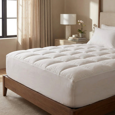 CloudNest Premium Quilted 1000GSM Luxury Extra Thick Mattress Topper - Fluffy Soft & Breathable