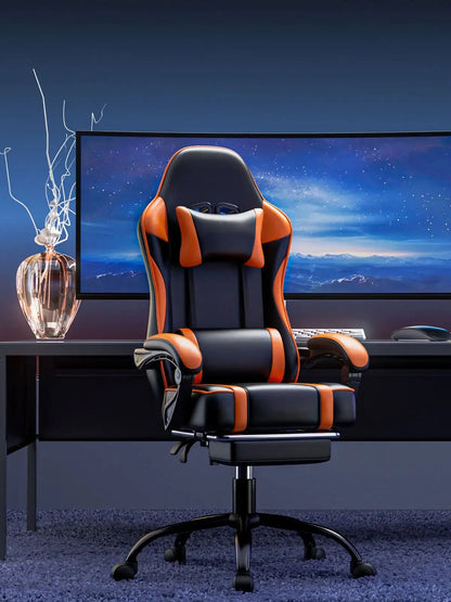 HeroSeat™ Gaming Chair with Footrest