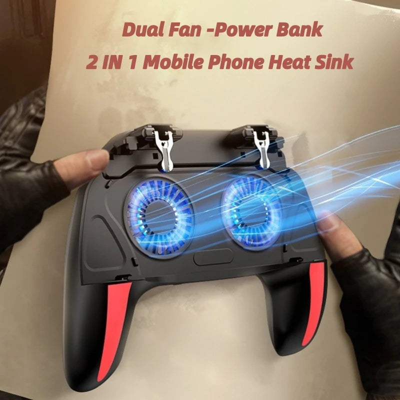 AeroChill Grasp™ Mobile Game Controller with Cooling Fan