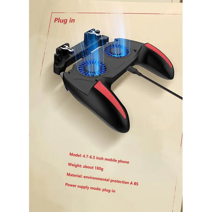 AeroChill Grasp™ Mobile Game Controller with Cooling Fan