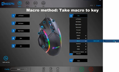 Gaming Mouse with Adjustable Dpi up to 12800 for High-Precision Gaming