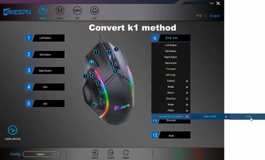 Gaming Mouse with Adjustable Dpi up to 12800 for High-Precision Gaming
