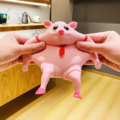 Pig Relaxer™ Anti Stress Pink Pig