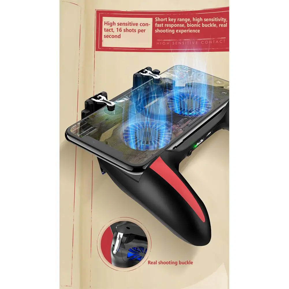 AeroChill Grasp™ Mobile Game Controller with Cooling Fan