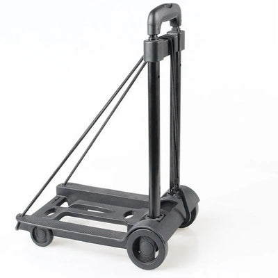 Foldable Hand Truck with 4 Wheels and 99 lb Load Capacity