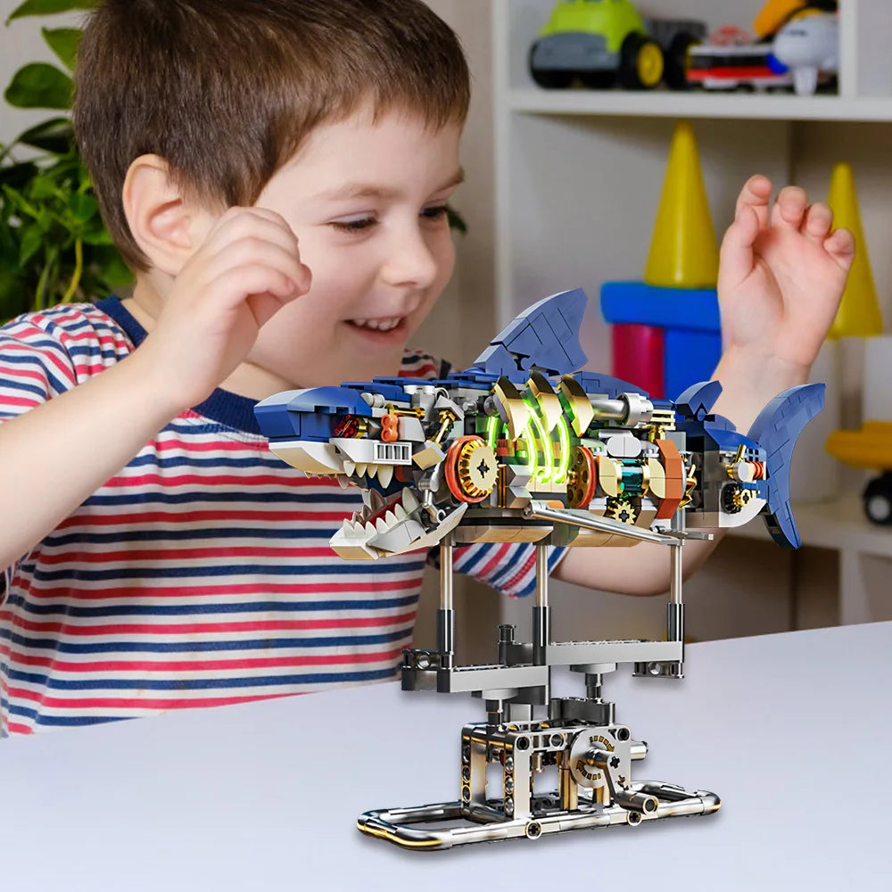 TechJaw Builder™ Mechanical Shark Building Set