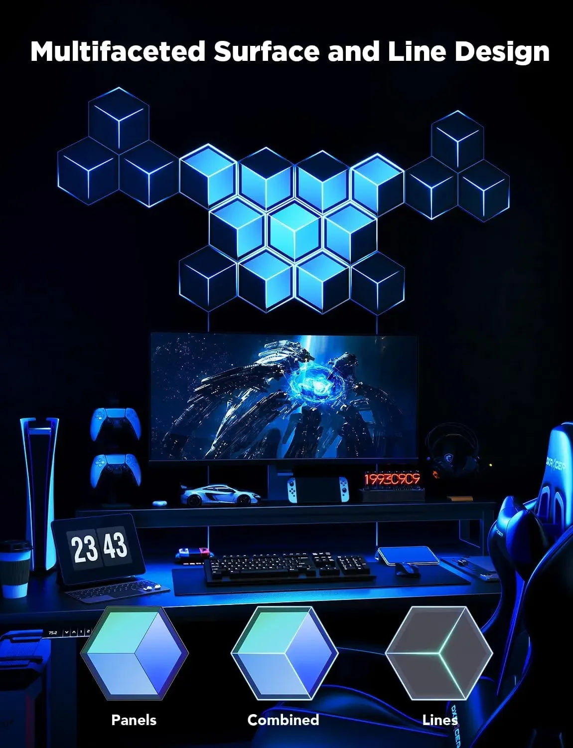 SpectraHex Lighting™ - Hexagon Lights