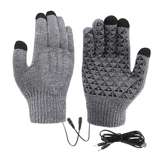 USB Heated Gloves for Cold Weather Use with Electric Heating