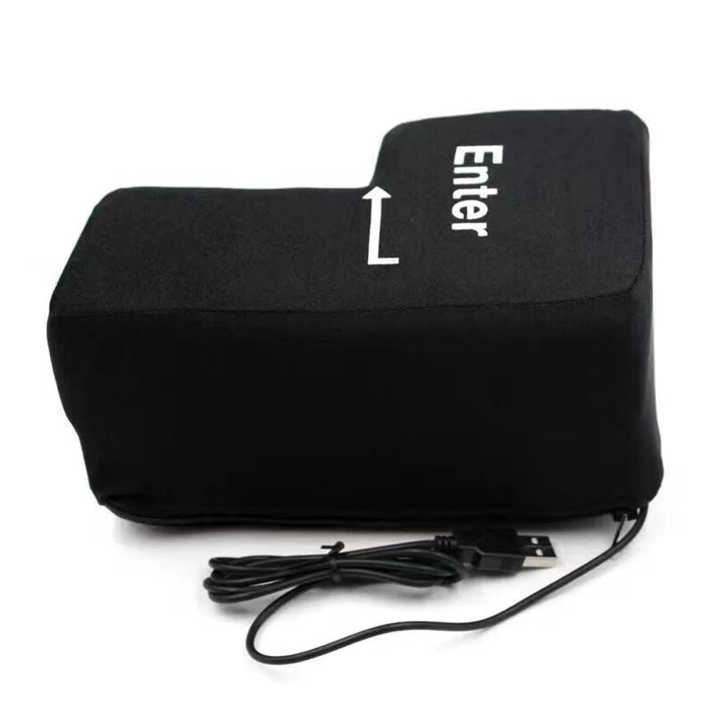 MegaEnter Pillow™ Big USB Enter Key Huge Pillow