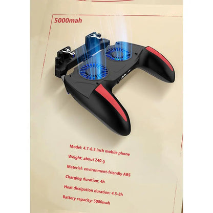 AeroChill Grasp™ Mobile Game Controller with Cooling Fan