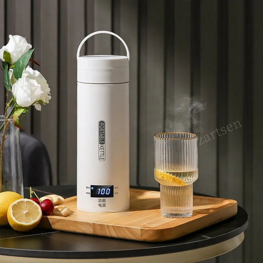 QuickBoil Travel Kettle 500ml (LCD, 4 Temps)