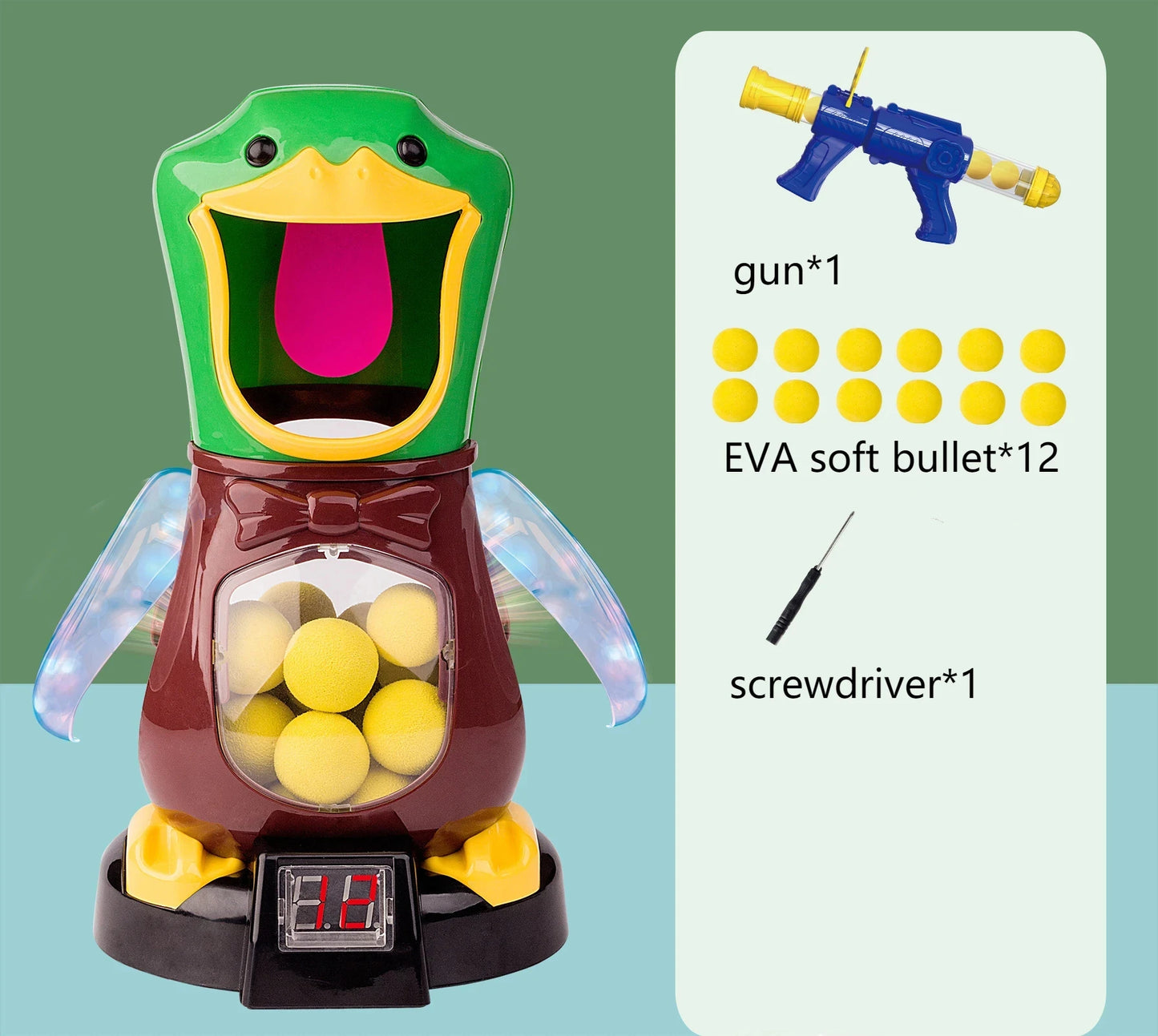 DuckBlast™ Air-powered Hungry Shooting Duck Toys