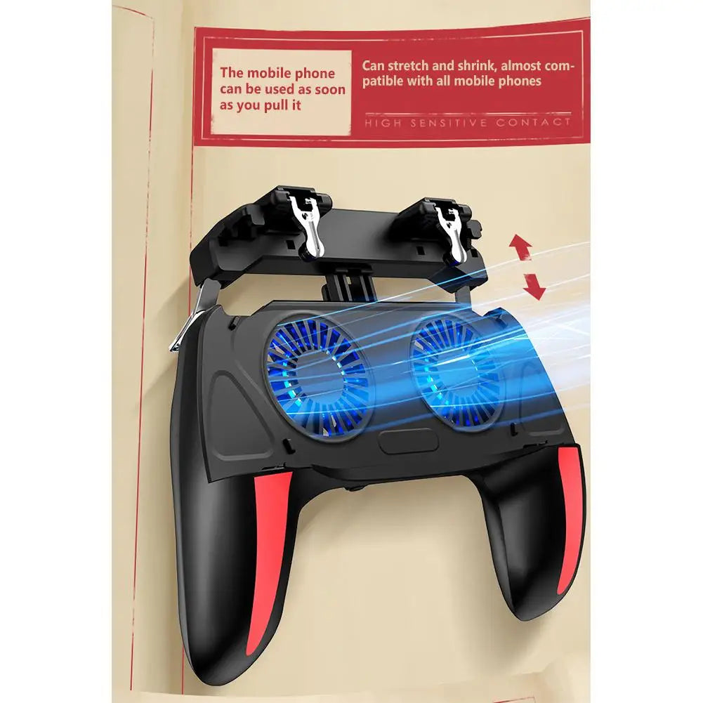 AeroChill Grasp™ Mobile Game Controller with Cooling Fan