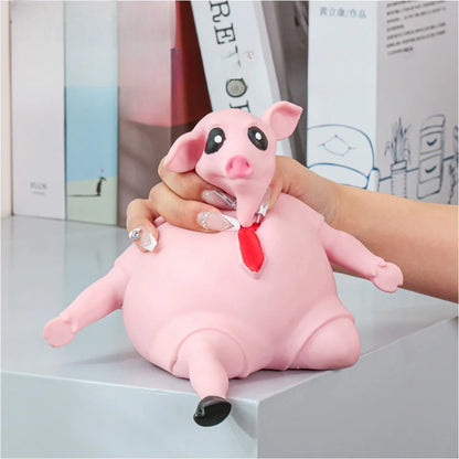 Pig Relaxer™ Anti Stress Pink Pig