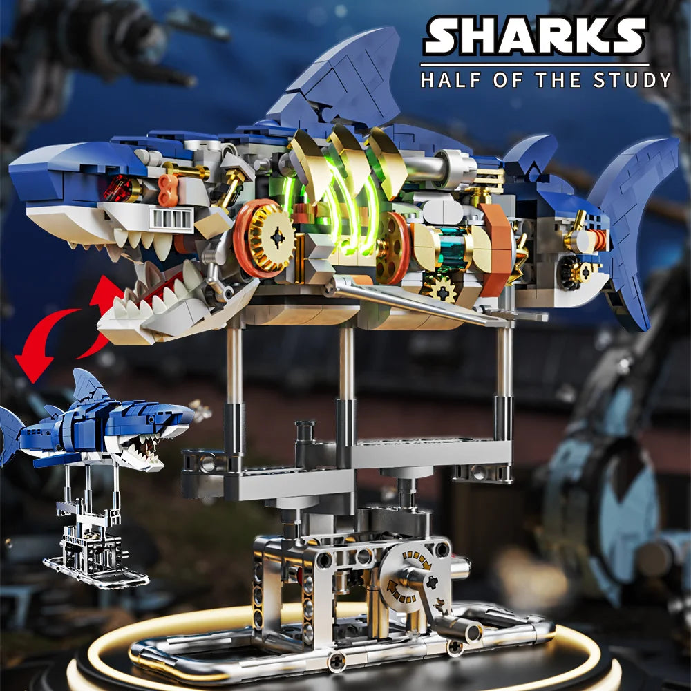 TechJaw Builder™ Mechanical Shark Building Set