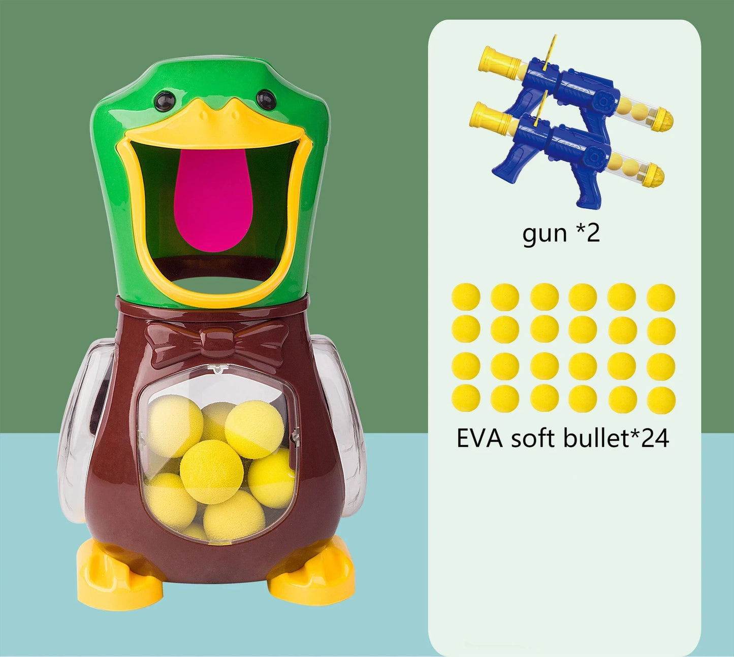 DuckBlast™ Air-powered Hungry Shooting Duck Toys