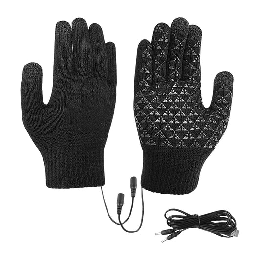 USB Heated Gloves for Cold Weather Use with Electric Heating