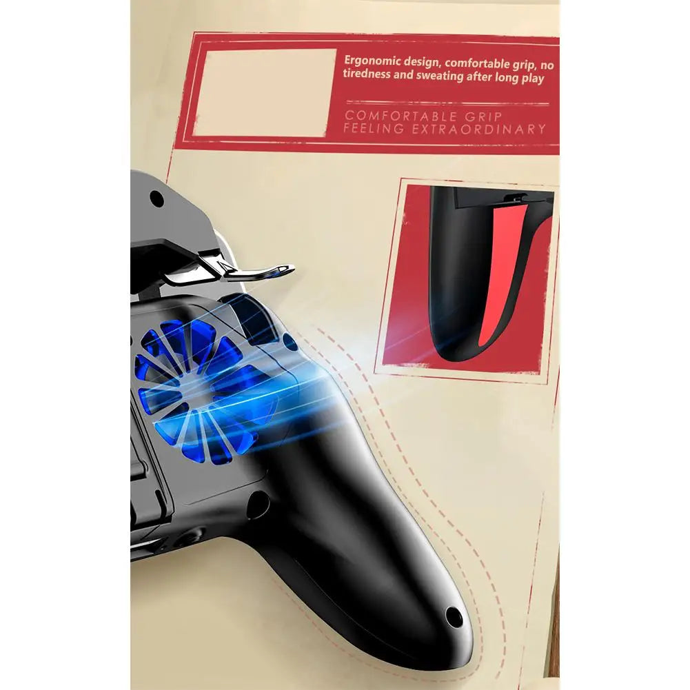 AeroChill Grasp™ Mobile Game Controller with Cooling Fan