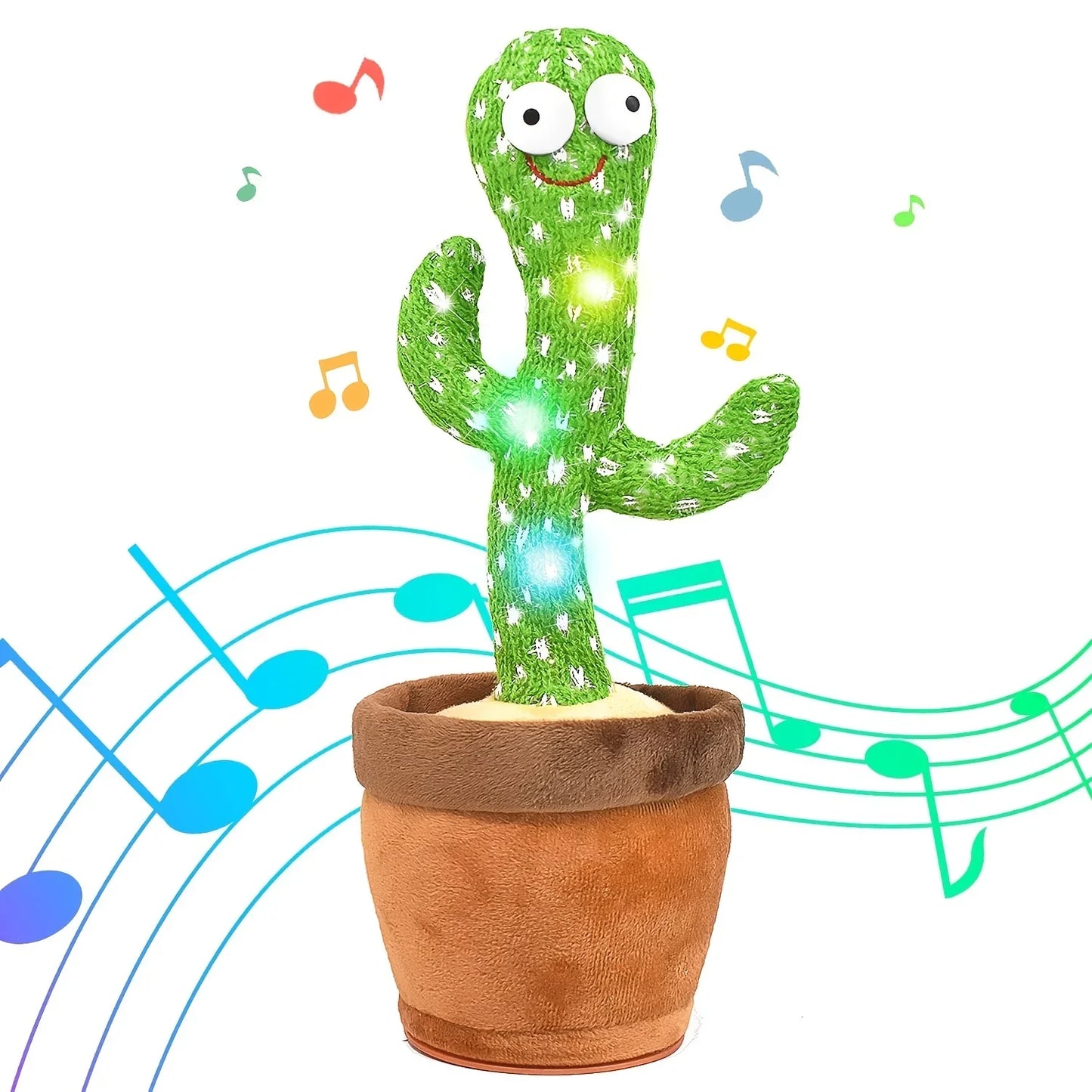 CactusGroove ™ Rechargeable Dancer Cactus Glowing Dancing Electronic