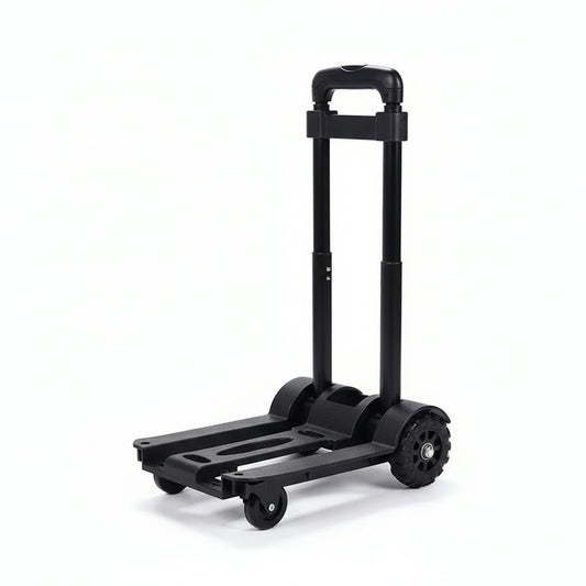 Foldable Hand Truck with 4 Wheels and 99 lb Load Capacity