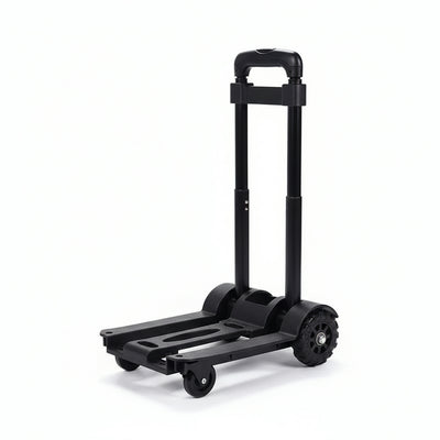 Foldable Hand Truck with 4 Wheels and 99 lb Load Capacity