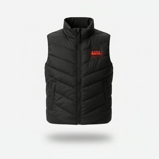 Heated Vest with 21 Heating Zones for Use in Cold Weather