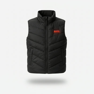 Heated Vest with 21 Heating Zones for Use in Cold Weather
