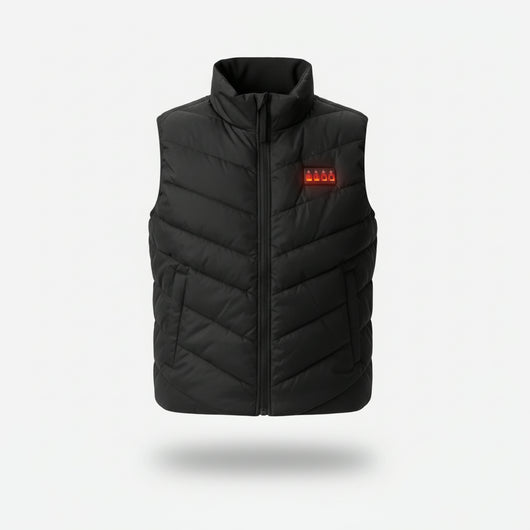 Heated Vest with 21 Heating Zones for Use in Cold Weather